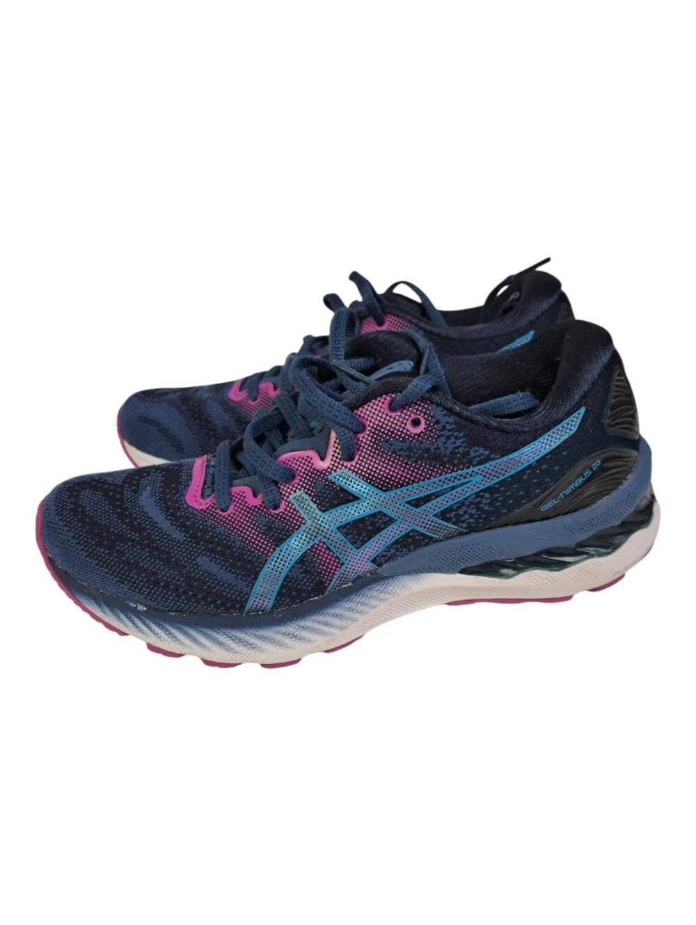 ASICS Women's GEL-Nimbus 23 Running Shoes – Digital Aqua Plum